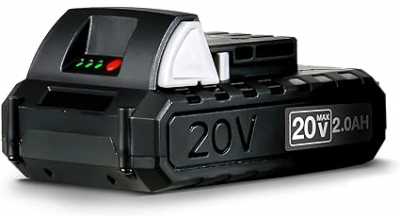 G 20V DC 2Ah 36 Watt Hour Lithium Ion Rechargeable Battery Replacement (Use Only for Snow Thrower, Electrostatic Handheld ULV Fogger Sprayer and Select Outdoor Garden Tools - All Not Included)