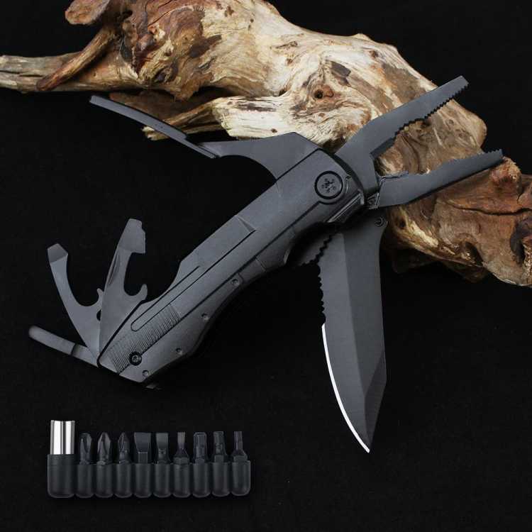 Multifunctional Knife Pliers Outdoor Home Portable Outdoor Survival Folding Knife Plier Screwdriver Hand Tool Car Emergency Tool 1420