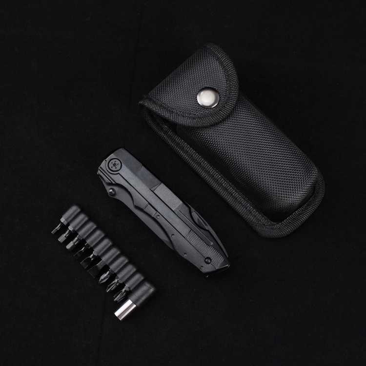 Multifunctional Knife Pliers Outdoor Home Portable Outdoor Survival Folding Knife Plier Screwdriver Hand Tool Car Emergency Tool 1420