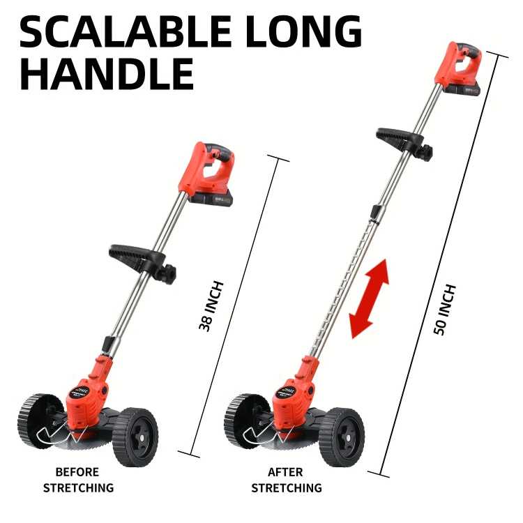 The Wireless Electric Lawn Mower Is Equipped with A Battery and 17 Blades, Suitable for Different Scenarios 1420