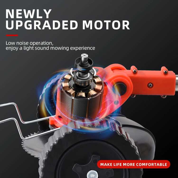 The Wireless Electric Lawn Mower Is Equipped with A Battery and 17 Blades, Suitable for Different Scenarios 1420