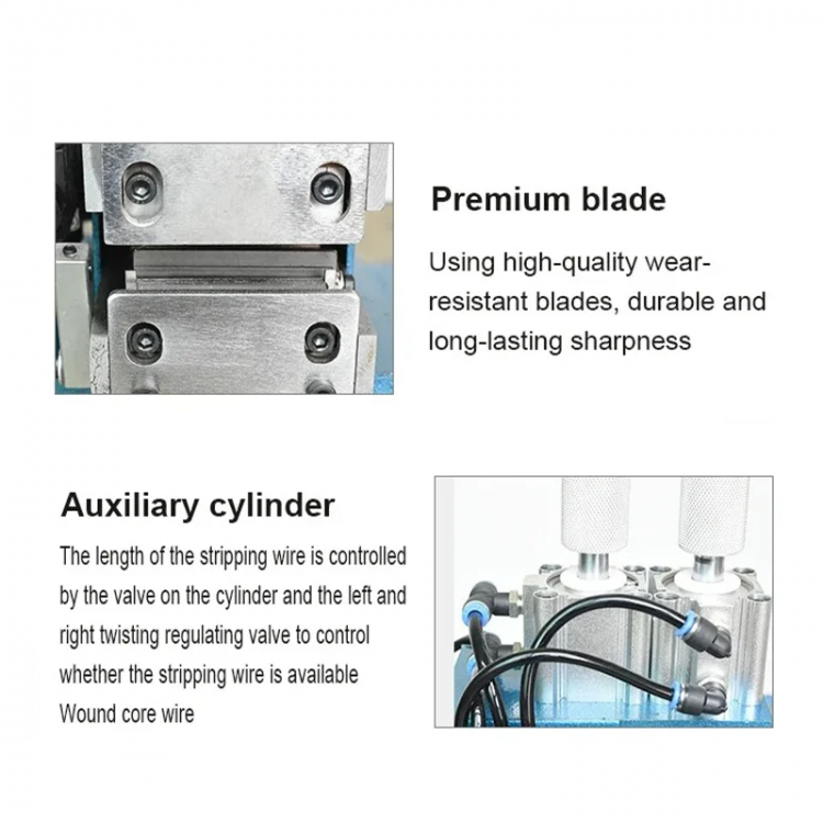 3F Pneumatic Stripping Machine Multi core Wire Stripping Machine Peeling tool 220V/110V 1420