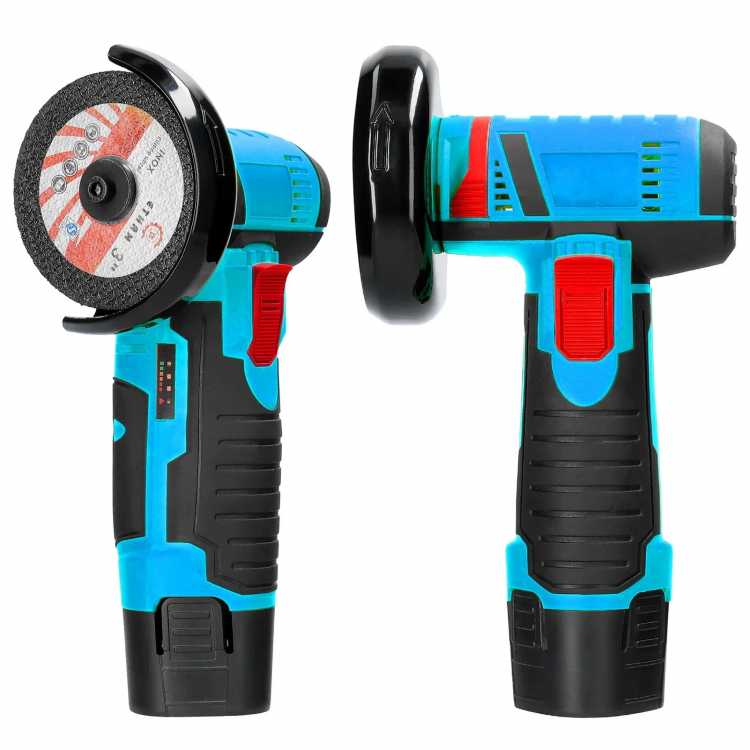 12V Cordless Electric Angle Grinder 19500rpm Lithium Battery Mini Polishing Grinding Machine Diamond Cutting Power Grinder 1420