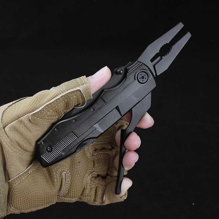 Multifunctional Knife Pliers Outdoor Home Portable Outdoor Survival Folding Knife Plier Screwdriver Hand Tool Car Emergency Tool 1420