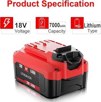 7000mAh 20V Replacement for Craftsman V20 MAX Battery Lithium Ion CMCB205 CMCB204, CMCB204-2,CMCB202,CMCB202-2,CMCB201,CMCE520B,CMCS300B Compatible with 20V Cordless Power Tools ,2Pack,LED Indicator